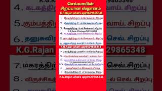 யோகமான செவ்வாய். K.G.Rajan Whatsapp9629865348 #9629865348 #செவ்வாய் #mars #sevvai