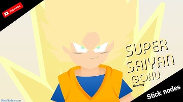 Son Goku Turns Super Saiyan || Transformation Stick Nodes Remake: