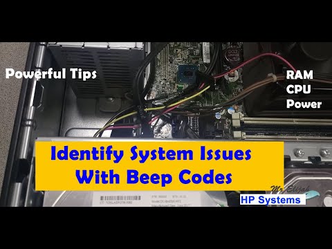 HP Desktop: Identify Beep Codes And Meaning