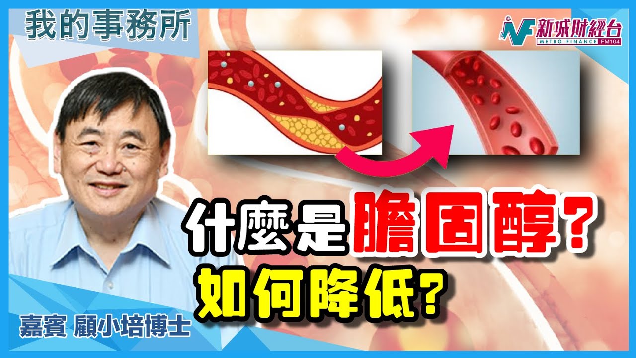 【我的事務所】什麼是膽固醇？吃藥也無法降低？這款健康食品幫到你！｜顧小培 劉婉芬