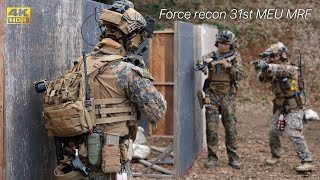 U.S. Marines with the 31st MEU Maritime Raid Force conduct live fire drills part3