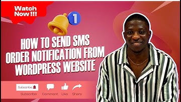 How To Send SMS Order Notification From Woocommerce Website | SMS Gateway Integration