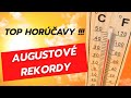 Horúčavy ☀️ a extrémne počasie v auguste - súhrn toho najzaujímavejšieho 🔍. #meteorológia #počasie