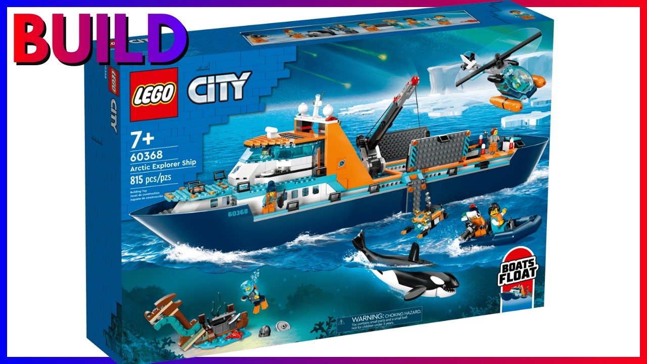 Lego 60368 Arctic Explorer Ship Build