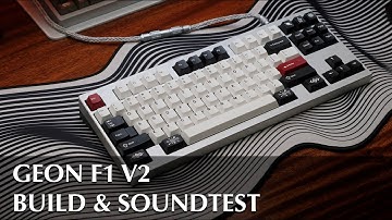 First Time Recording a Keyboard Build | Geon F1 Sound Test