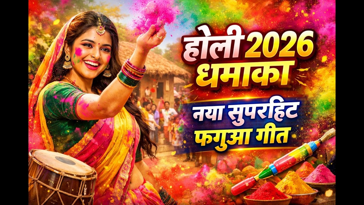 Holi 2026 New AI Song 🌈 | Latest Hindi Holi Song 2026 | DJ Holi Special