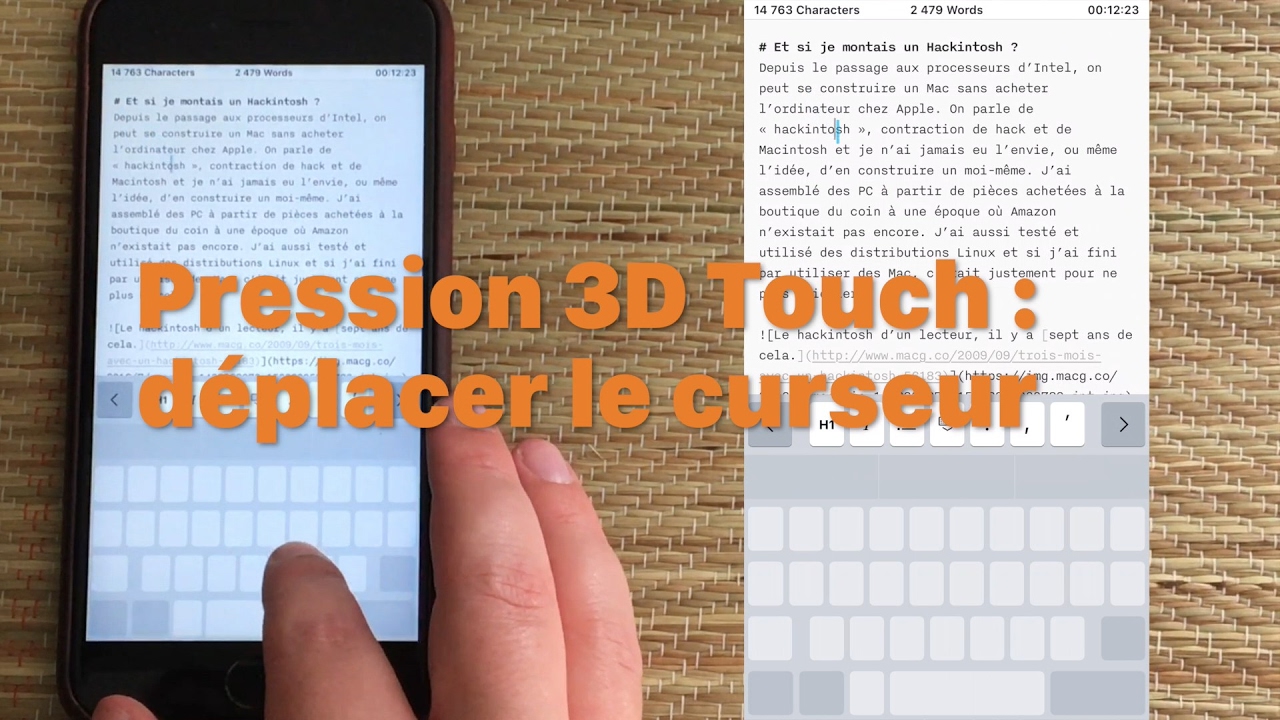 3d Touch Deplacement Du Curseur Et Selection Au Clavier Youtube 3d Touch Deplacement Du Curseur Et Selection Au Clavier Youtube