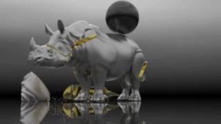 Modo 3D - Rigid Body Collision Test with Shattered object - The Foundry Profile