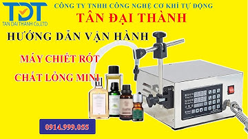 Máy chiết rót chất lỏng mini - Máy định lượng chất lỏng chính xác