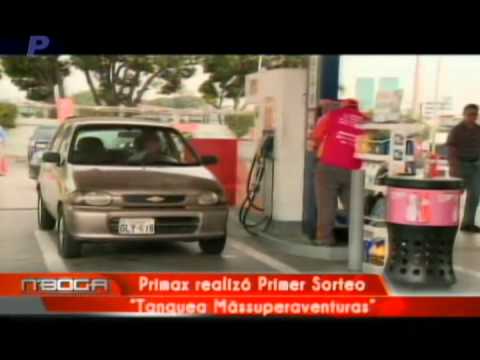 Primax realizó primer sorteo tanquea Mássuperaventuras