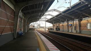 阪神8000系8226F急行大阪梅田行姫島2番線通過