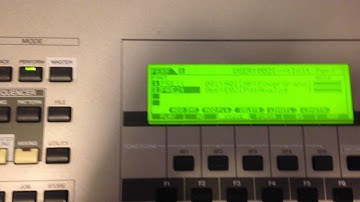 Editing a Voice in Performance Mode on the Yamaha Motif Classic