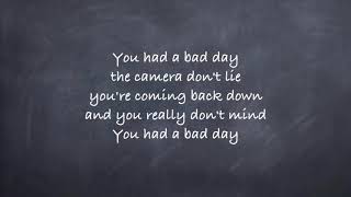 Bad day-Daniel Powter Lyrics