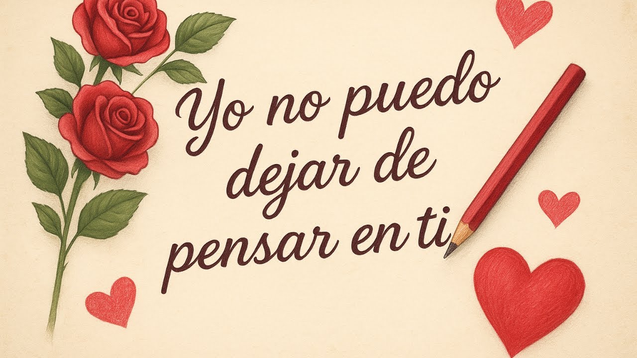 Aunque Pase el Tiempo, Yo No Puedo Dejar de Pensar en Ti Y EN este Amor ...