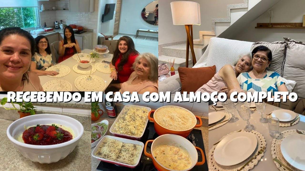 🤤Preparei camarão 4 queijos, lasanha e sobremesa fácil vlog completo com muitas risadas em família ✨