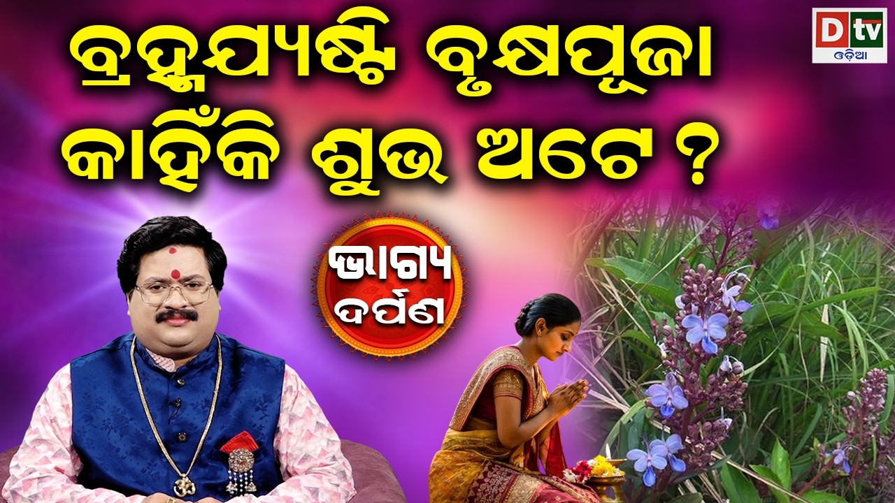 ବ୍ରହ୍ମଜଷ୍ଟି ବୃକ୍ଷ ପୂଜା କାହିଁକି ଶୁଭ ଅଟେ | Baghya Darpana | Dr  Bhabani Shankar Mohapatra |@DTVODIA