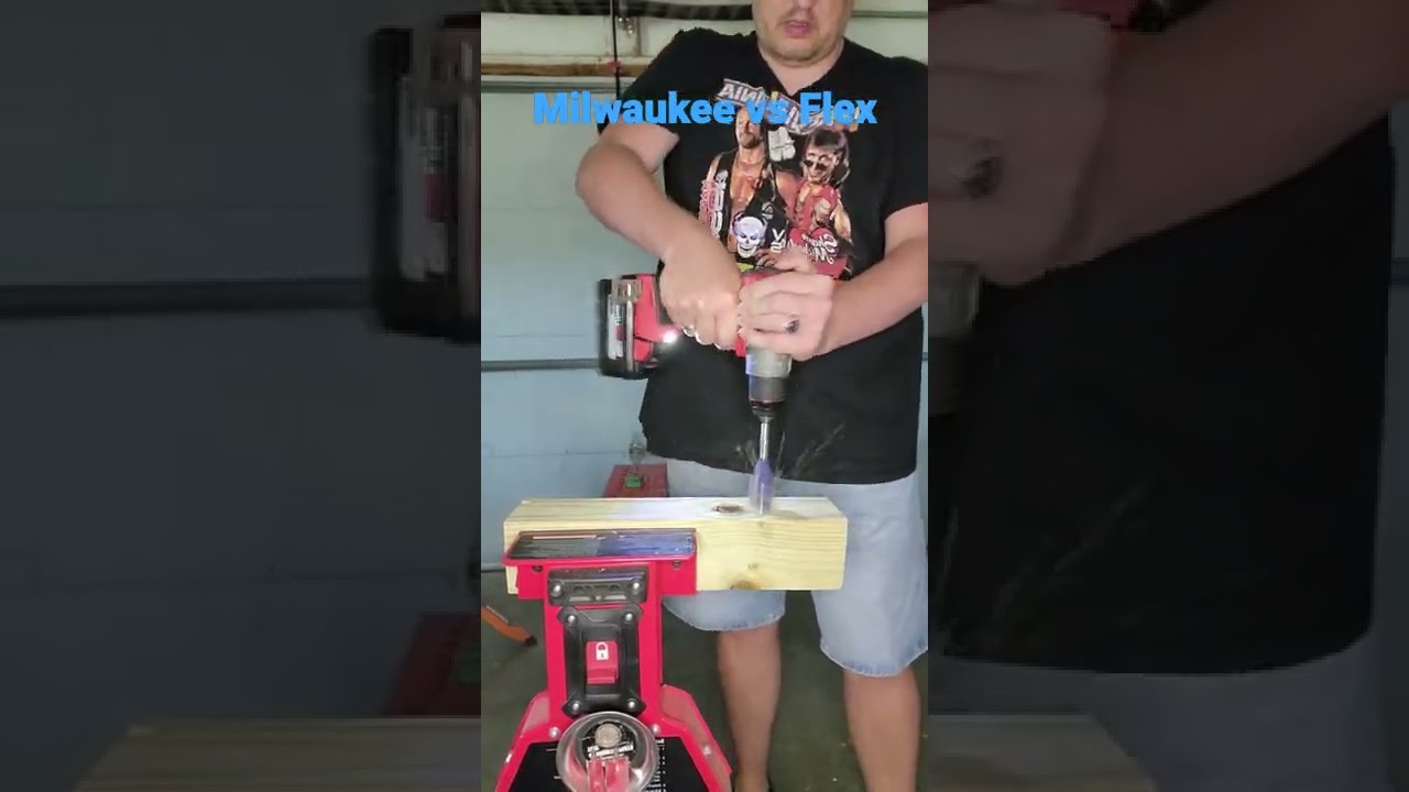 Who Wins Milwaukee Fuel Vs Flex Turbo Hammer Drill Milwaukeetools Flextools