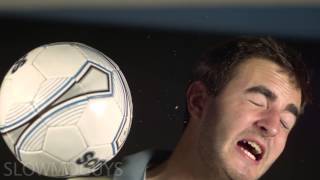 Football to the Face in Slow motion   The Slow Mo Guys HD   копия