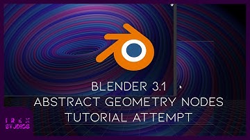 Blender 3.1 Abstract Geometry Nodes Tutorial Attempt [S1:E1]