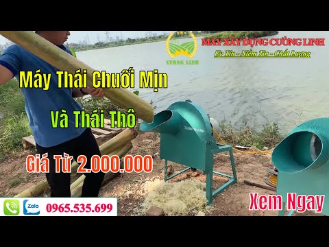 Video Giá Bán Máy Thái Chuối Mịn Mới Nhất Tháng 6 Năm 2022 - youtube