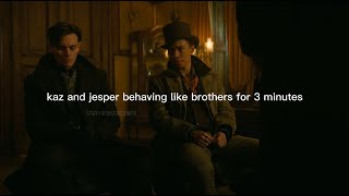 kaz & jesper behaving like brothers for 3 minutes (funniest moments -shadow and bone, season 2)