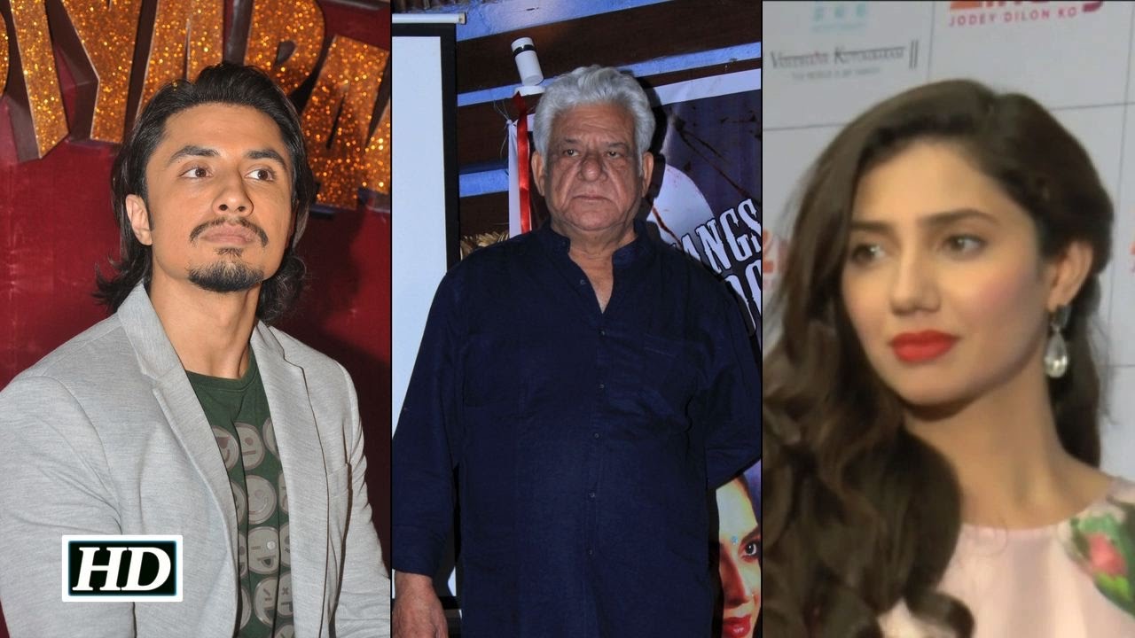 Pak artists Ali Zafar, Mahira react on Om Puri's Death