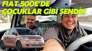 Elektrikli Fiat 500e ile Delirmeceler | İlk Elektrikli Araç Deneyiminde Çocuklar Gibi Şendik :)