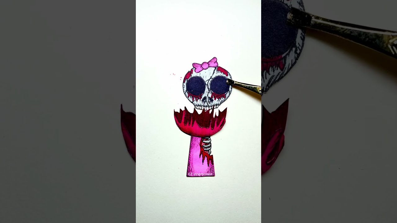 Pinki Sprunki Phase 6 7 8 9 Transformation Stopmotion Drawing Incredibox