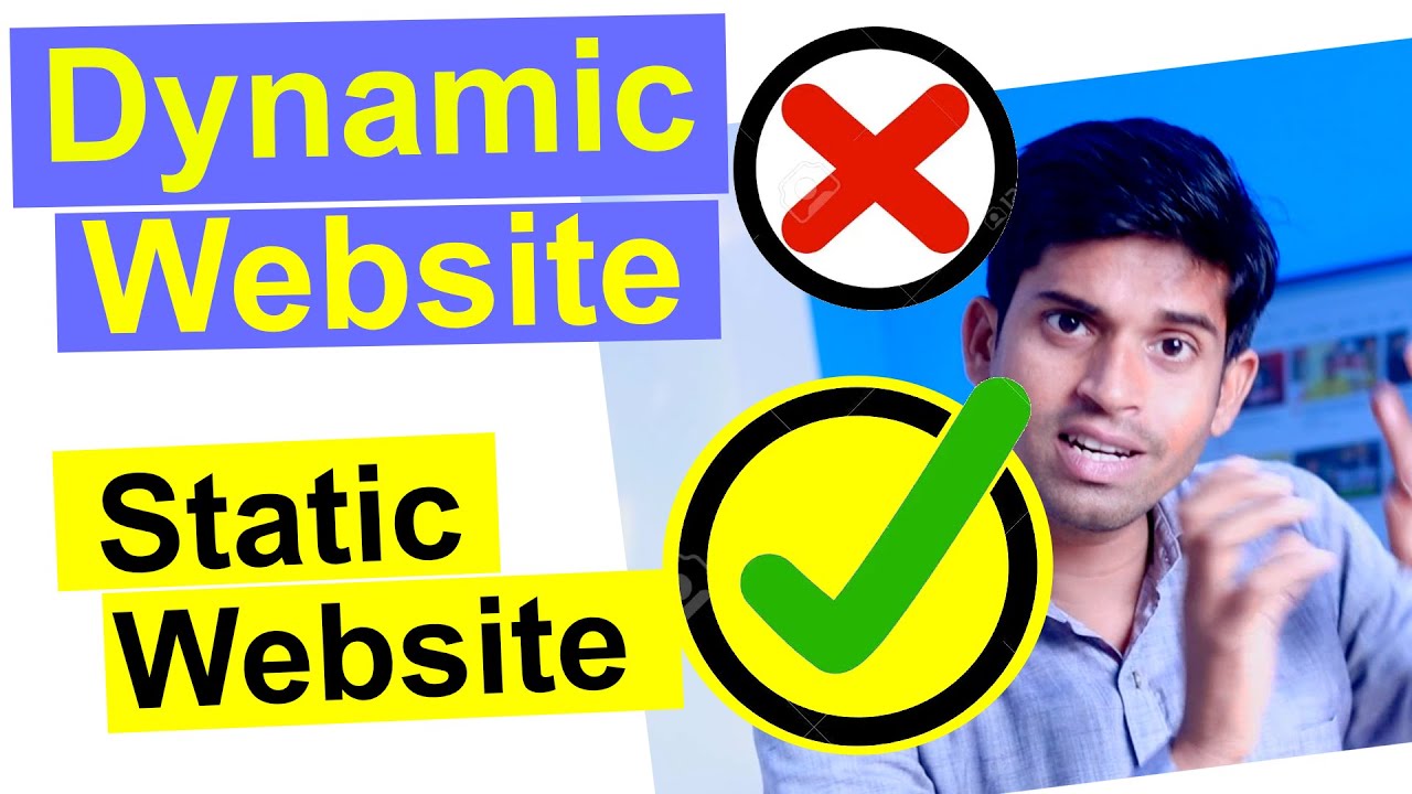 Static or Dynamic Website Kya Hota Hai? What Is Dynamic Website  YouTube