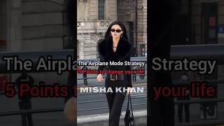 The Airplane Mode Strategy: 5 Points to Change Your Life ✈️#AirplaneMode #FocusStrategy  #DeepWork