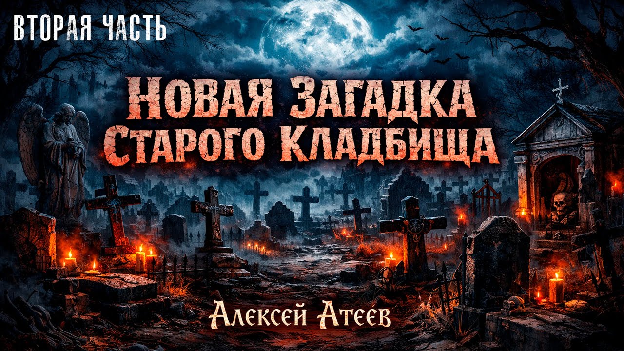 НОВАЯ ЗАГАДКА СТАРОГО КЛАДБИЩА | ВТОРАЯ ЧАСТЬ | ЛЕГЕНДАРНАЯ МИСТИКА АЛЕКСЕЯ АТЕЕВА