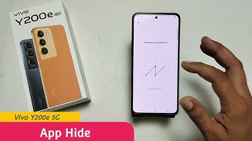 Vivo y200e 5g Hide App Kaise Kare || How To Hide App In Vivo y200e || Vivo y200e lite App Hide