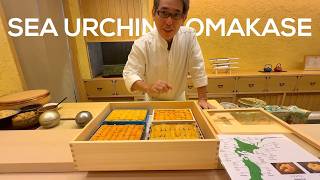 $215 The Ultimate Sea Urchin Omakase Experience at Sushi UniTora *Vlog | 4K