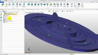 CAM Lesson1  Drilling and 2X Milling Step1