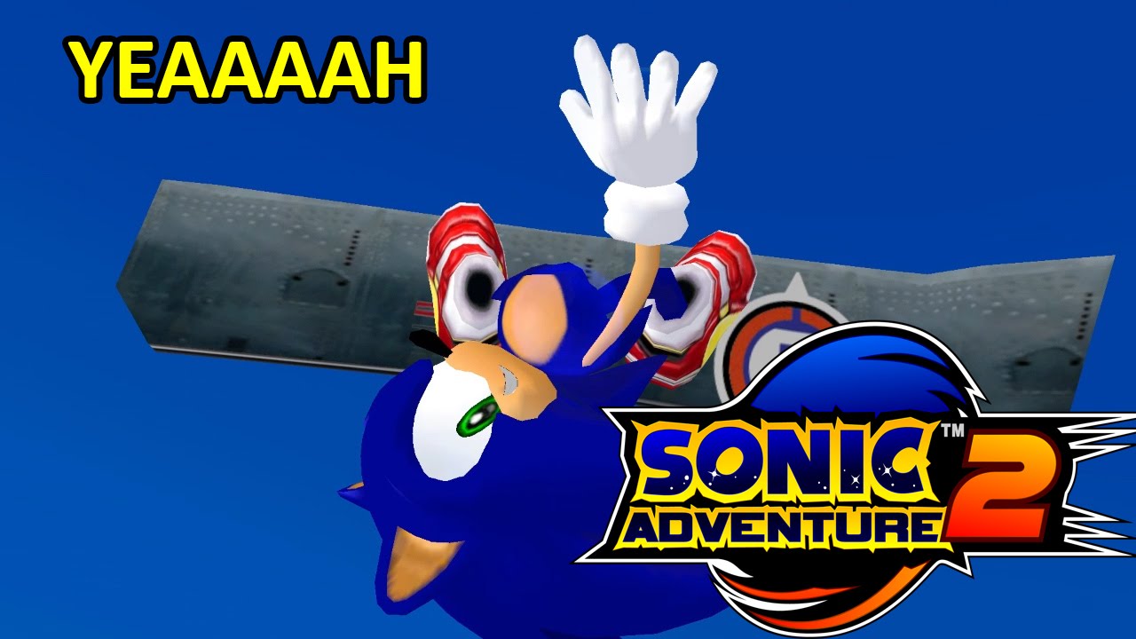 JUMPING OFF A HELICOPTER!! Sonic Adventure 2 Battle YouTube