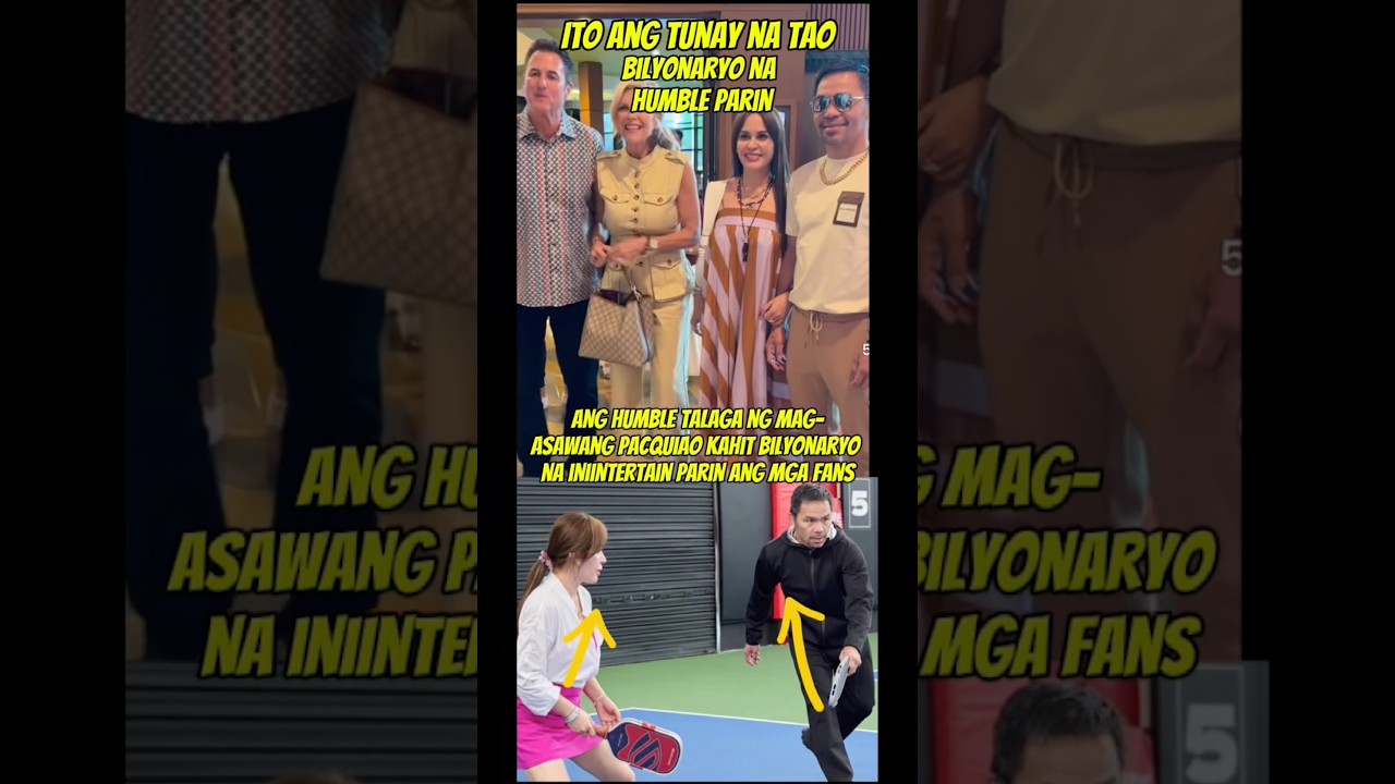Mag-asawang humble #pacquiao