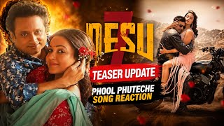 DESU7 TEASER UPDATE 🔥 PHOOL PHUTECHE SONG REACTION BOHURUPI THE GOLDEN DAKU