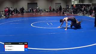 132 Lbs Semifinal - Charleston Baglio, NC Vs Nathaniel Askew, GA B8d8