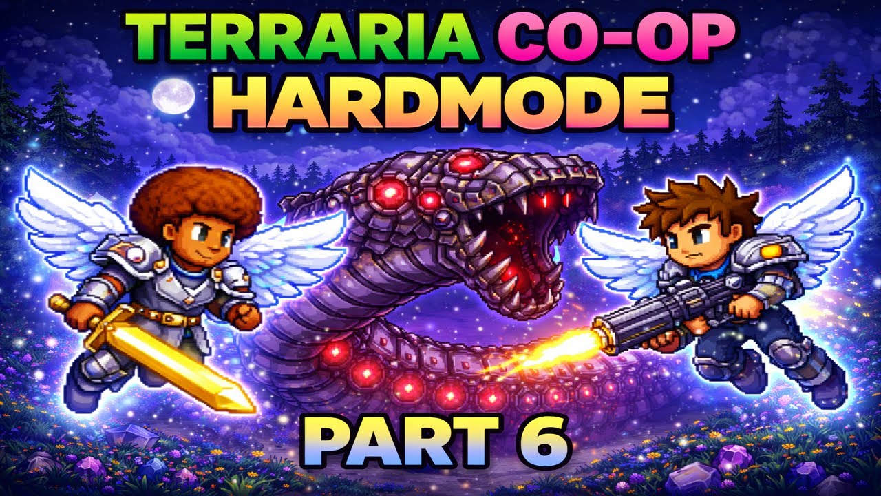 СОВМЕСТНОЕ ПРОХОЖДЕНИЕ TERRARIA, ЧАСТЬ 6 — ХАРДМОДНЫЙ БОСС МЕХОВ!