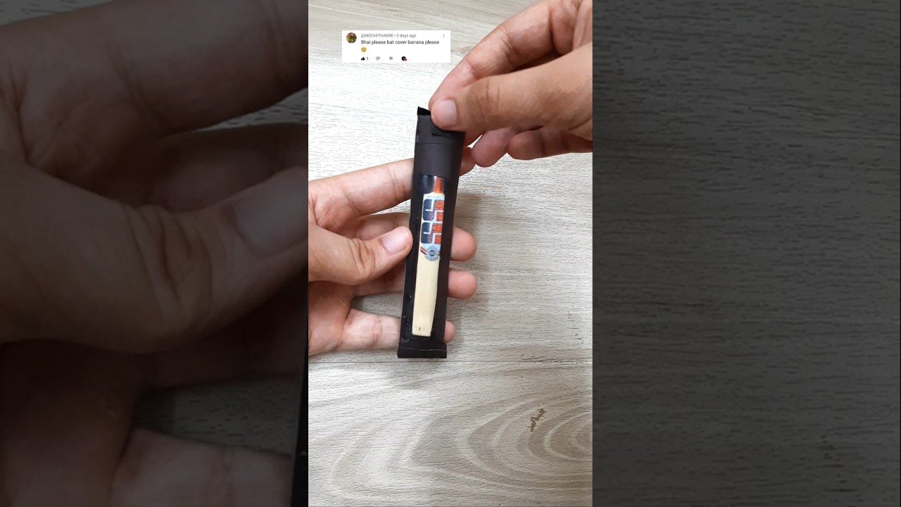 How to make miniature cricket bat cover🤯