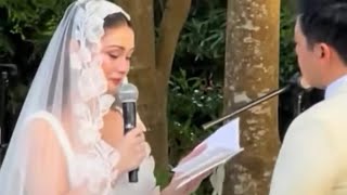 🔴 WEDDING VOWS ni Carla Abellana NAKAKAIYAK!!