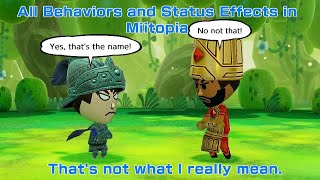 (MOST VIEWED) All Behaviors/Status Effects in Miitopia  (reuploaded)