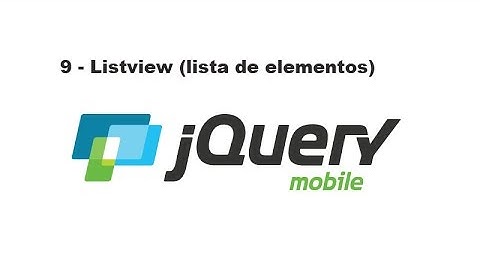 Curso de jQuery Mobile 9 - Listview (lista de elementos)