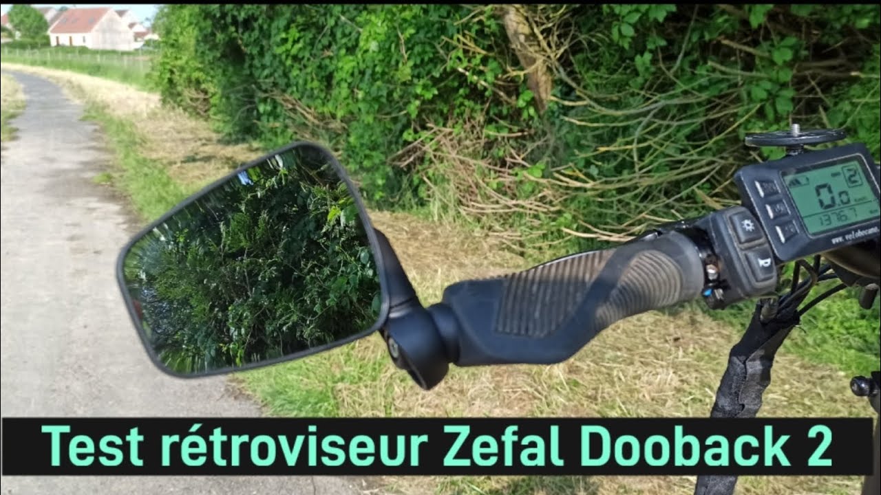 Test rétroviseur Zefal Dooback 2 sur un Velobecane Snow