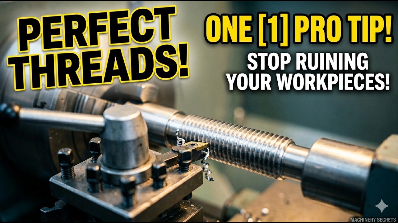 Stop Ruining Your Threads! 1 Pro Lathe Threading Tips - YouTube