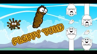 Floppy Turd Game - Inspired by Flappy Bird screenshot 1