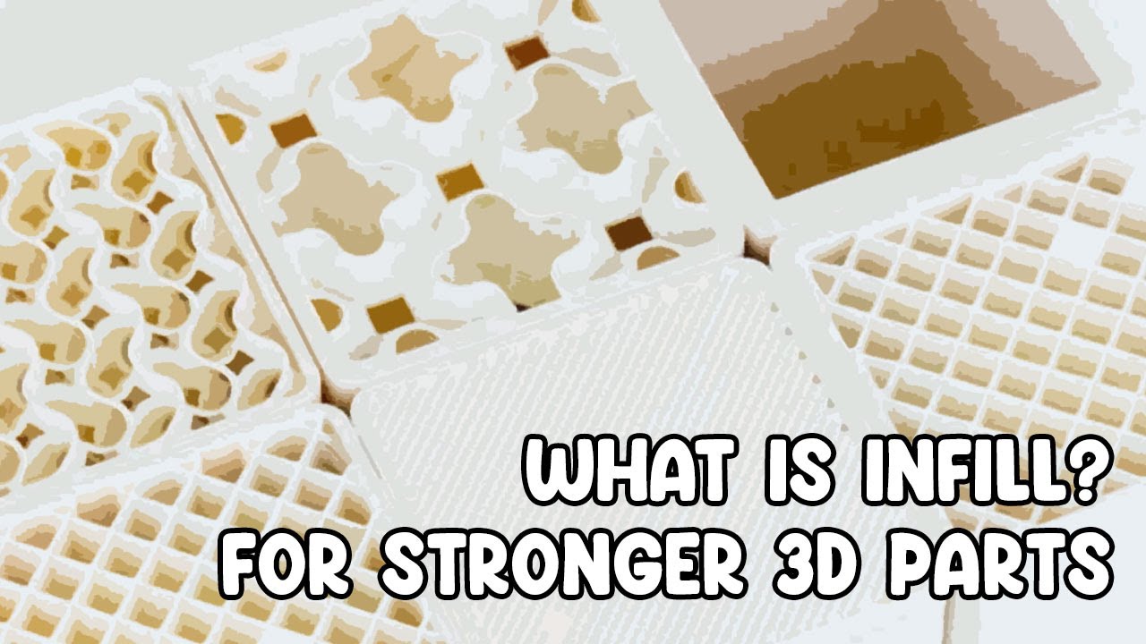 Make your 3D Prints Stronger by choosing right INFILL - YouTube