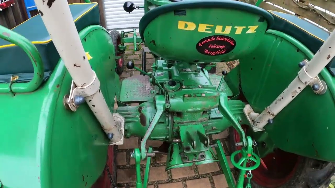Deutz D15 F1L 712 Hydraulik erklärt