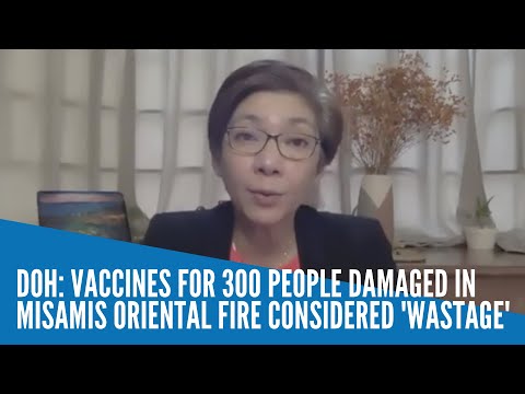 DOH sees likely ‘wastage’ of fire-damaged 30 vials of COVID-19 jab in Cagayan de Oro