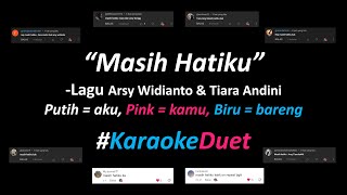 Arsy Widianto, Tiara Andini - Masih Hatiku (Karaoke Duet Version) | Part Cowok Only | Cover